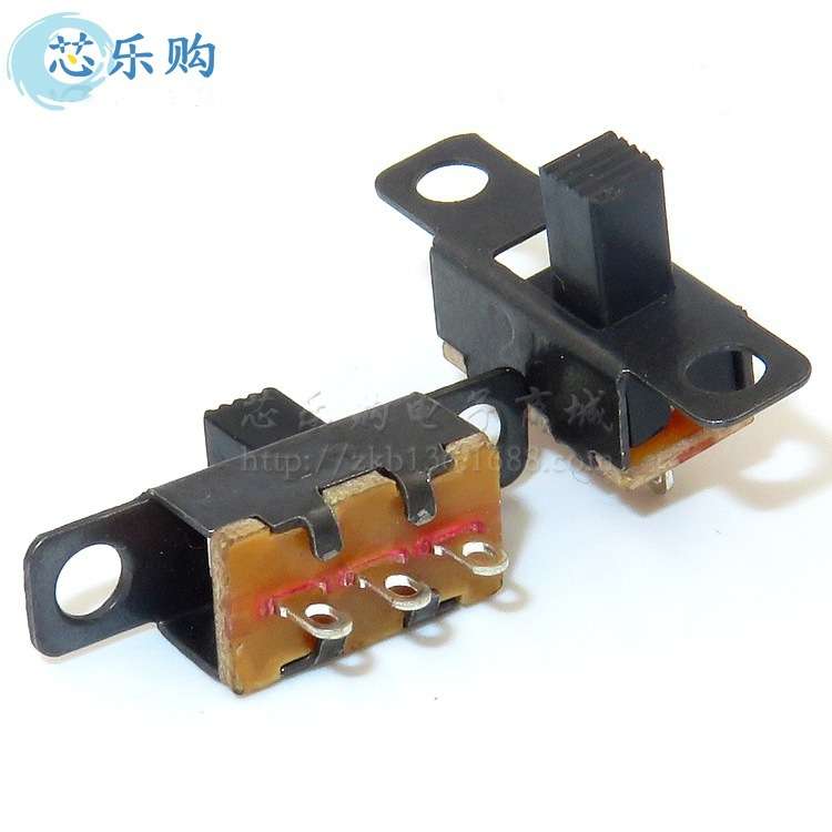 拨动开关SS12F15G6 1P2T拨动开关 横柄式 2档3脚 模型开关