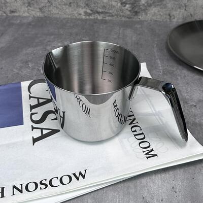 热奶小锅子泼油加厚316量杯煮茶杯子烘培料理碗打蛋