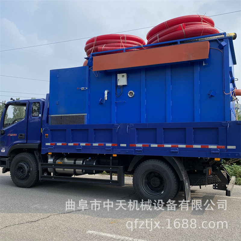 地面散灰清运方箱吸灰车 可拉着走的水泥粉负压输送机设备kxxx