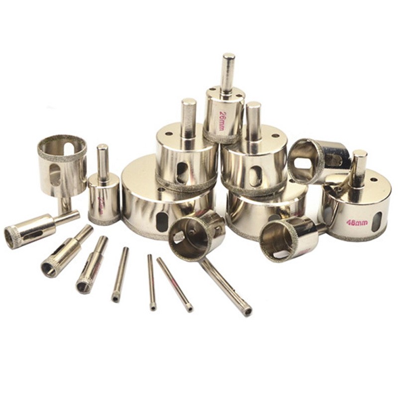 雷亚金刚石玻璃钻头瓷砖开孔玻璃打孔地板砖钻洞开孔器佛珠打磨