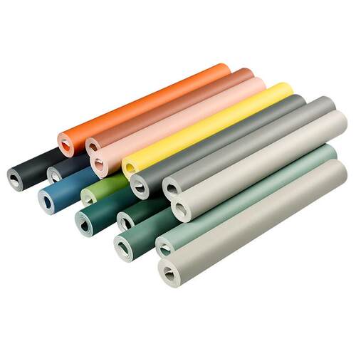 现代简约纯色光面无纺布墙纸绿色灰色纯色北欧风宾馆卧室客厅壁纸