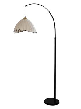 新款中古落地灯客厅高级感美式复古钓鱼灯沙发旁边氛围感立式台灯