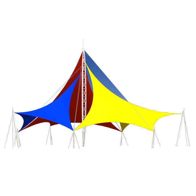 厂家直销景观膜结构遮阳棚公园广场伞型张拉膜雨棚膜结构景观棚