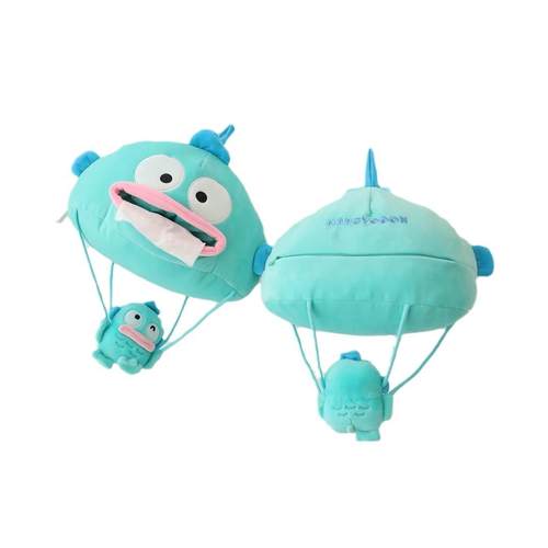 可爱创意热气球毛绒丑鱼鱼怪汉顿悬挂式抽纸盒纸巾盒