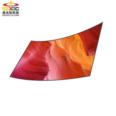 led柔性屏小间距全彩曲面显示屏软屏无缝拼接弧形大屏幕异形屏