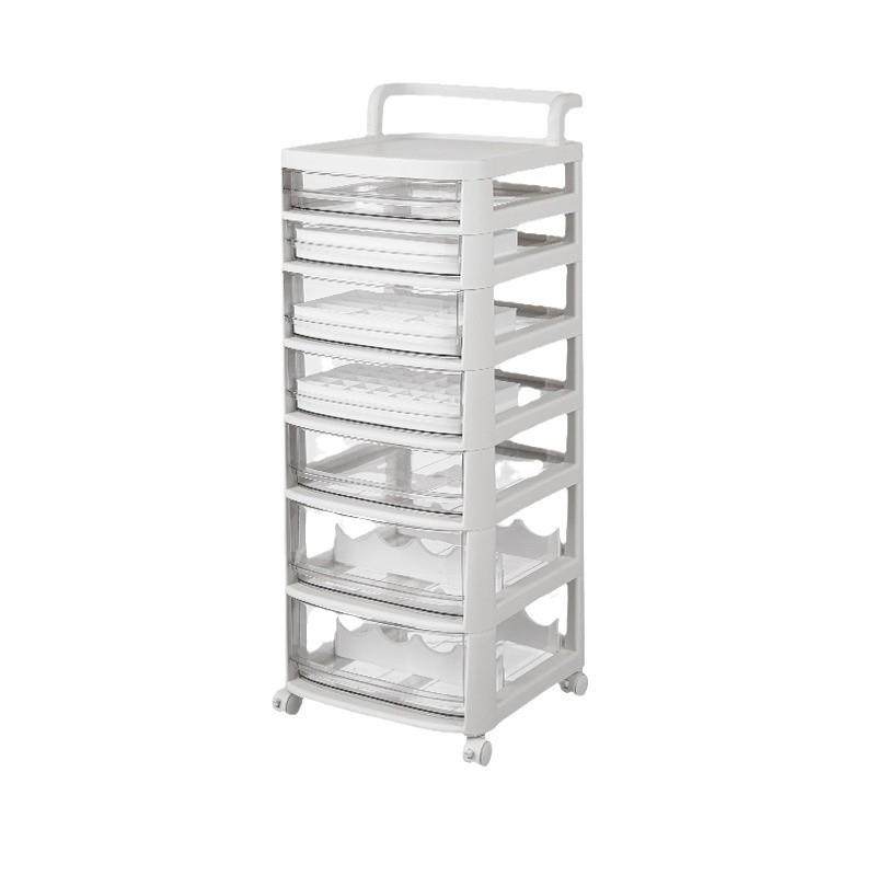 抽屉式化妆美甲收纳推车可移动美妆收纳柜桌面家用多层带轮置物架,收纳整理,书桌收纳置物架,淘宝优惠券,粉丝福利购,淘宝优惠卷