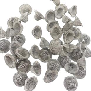 包边过滤帽304网兜碗状边缘带孔机油杂质过滤网帽艾灸防烫网