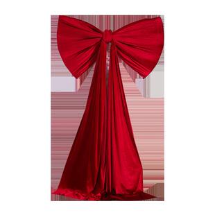 婚房布置套装结婚男女方客厅卧室门特大号蝴蝶结拉花背景墙装饰