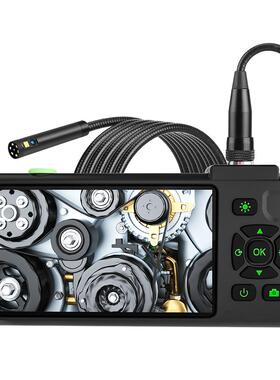 新款4.5寸屏幕IPS高清1080P内窥镜汽车管道便携式手持工业内窥镜