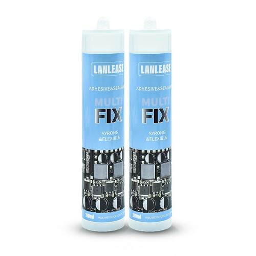 阳光房门窗专用快干透明MS玻璃胶防水防霉厨卫工程结构强粘玻璃胶