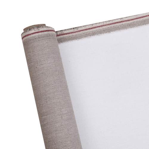 Monet系列雨露麻细中纹涂层油画布油画颜料粗纹亚麻布