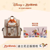 迪士尼疯狂动物城周边朱迪尼克复古双肩包礼物女生可爱背包书包