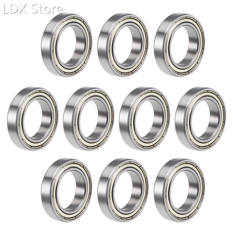 极速10 Pcs 6301ZZ Deep Groove Ball Bearing Z2 12mm x 37mm x
