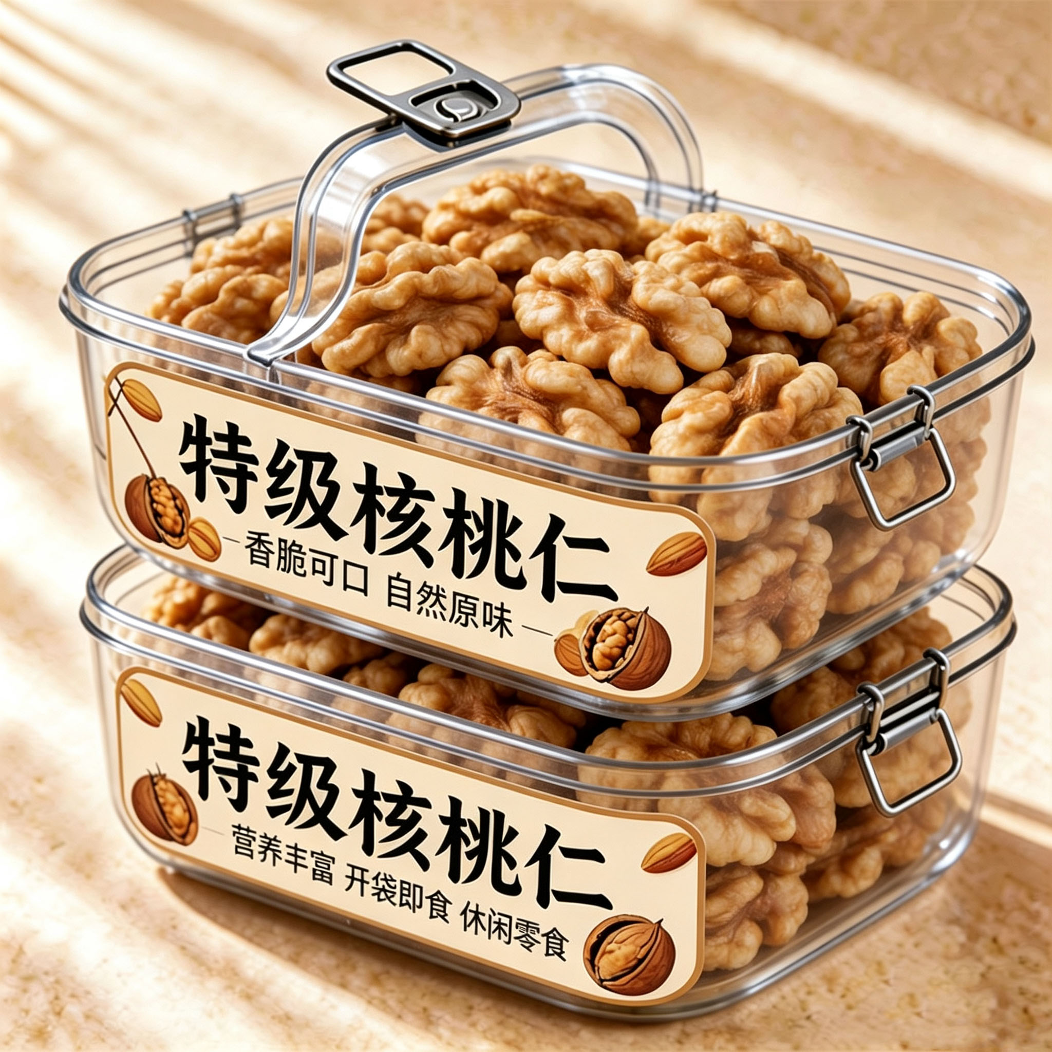 新鲜去皮核桃仁官方旗舰店独立包装原味无添加新货儿童营养核桃仁图片
