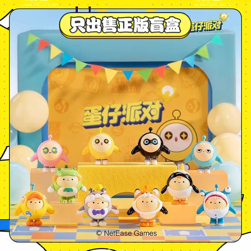 正版TOPTOY蛋仔派对mini萌粒盲袋手办潮玩摆件桌面小人偶玩具礼物