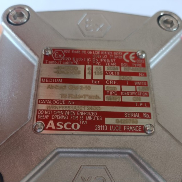 阿斯卡E290B072常闭型角座阀主要分类E290B053