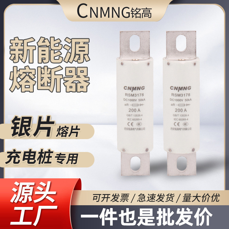 充电桩熔断器RSM3178(RS309)/DC1000V200A新能源电动汽车直流FWP