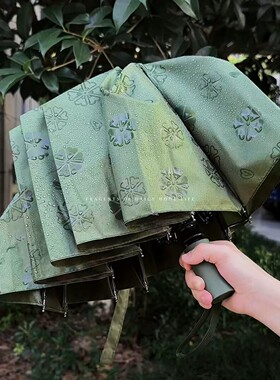 遇水开花雨伞女生高颜值小巧便携加大加厚防风加固晴雨两用自动伞