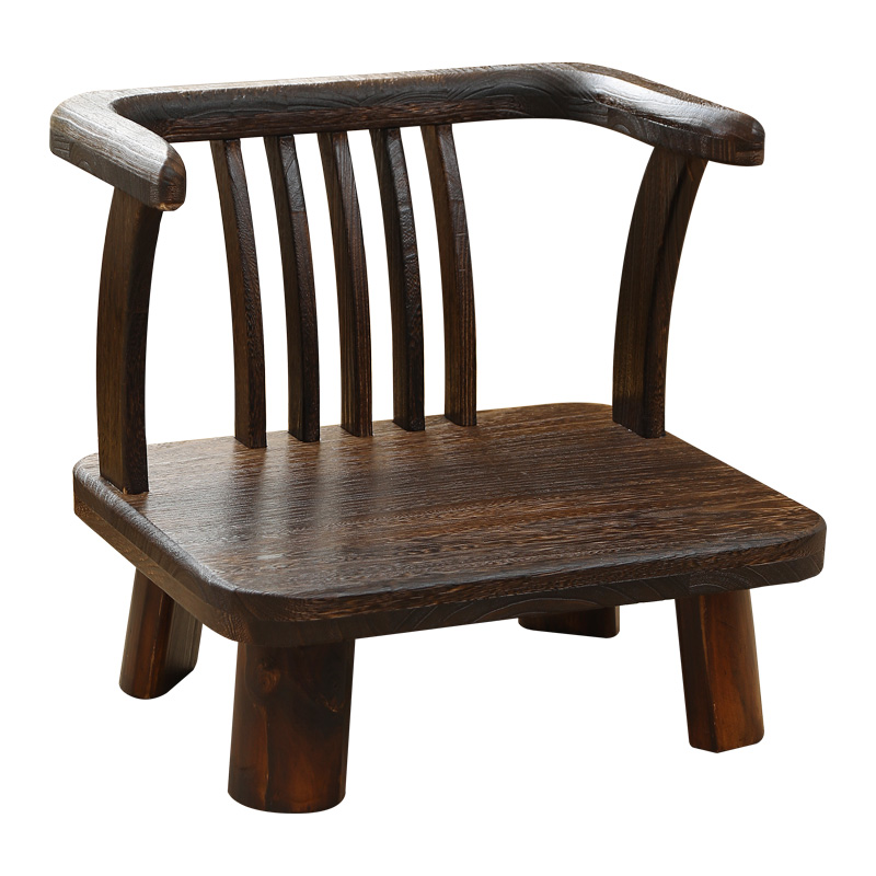 实木靠背圈椅榻榻米座椅小椅子家用喝茶椅休闲椅阳台凳子飘窗矮椅