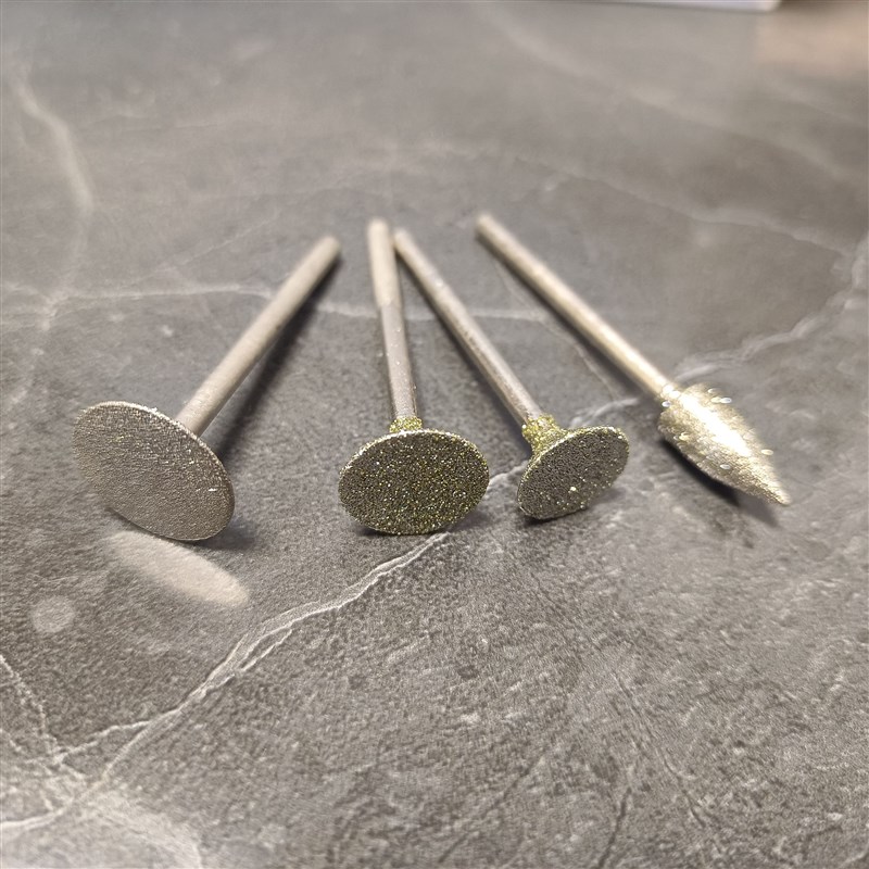 修理班长家具修复材料 开槽磨头 金刚磨头  一套4个