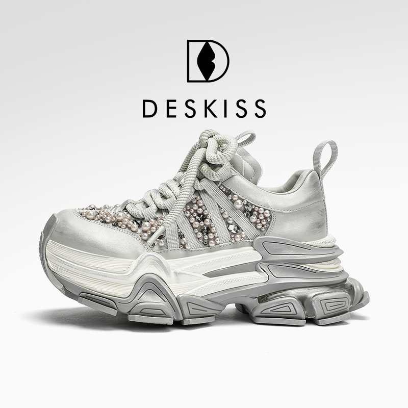 巴黎专柜同款厚底老爹鞋