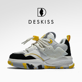 厚底百搭男女滑板运动鞋 DESKISS美式 情侣鞋 透气迷彩户外潮牌秋冬