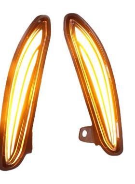 适装E凌利放HARIR海亚威飒VENZA日行灯R改装雾灯跑马三色流