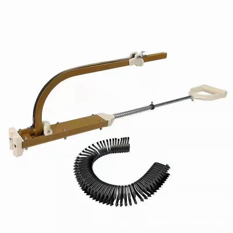 地暖卡钉施工工具厂家管路铺设固定卡座生产塑料钉排地热卡丁