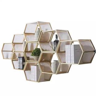 select北欧墙上置物架免打孔客厅卧室卫生间厨房挂墙收纳架子