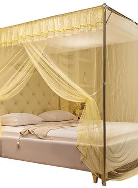 新单UVG门升级蚊加密蚊帐1.8双人2架公主1.5米落地支1.米帐