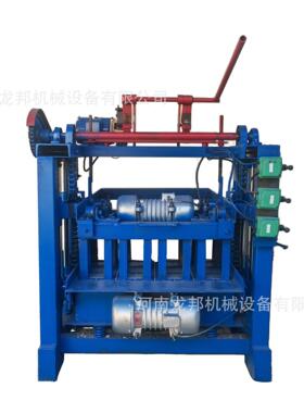 小型制机厂家免烧砌块砖造型成制机半自动水泥空心砖机