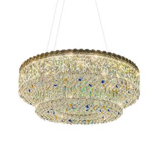 客厅吊灯轻奢风简约智能水晶灯高级感餐厅客厅卧室房间灯具led