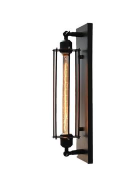 北欧复古黑色工业风铁艺恶魔岛壁灯过道创意美式乡村氛围灯