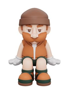 贝汉美创意卡通坐姿爷爷桌面摆件家居客厅酒柜玄关乔迁送礼装饰品