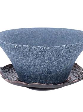 家用氧化铝矿石无孔茶叶滤茶滤创意陶瓷茶漏器夫过功SY-072无茶器