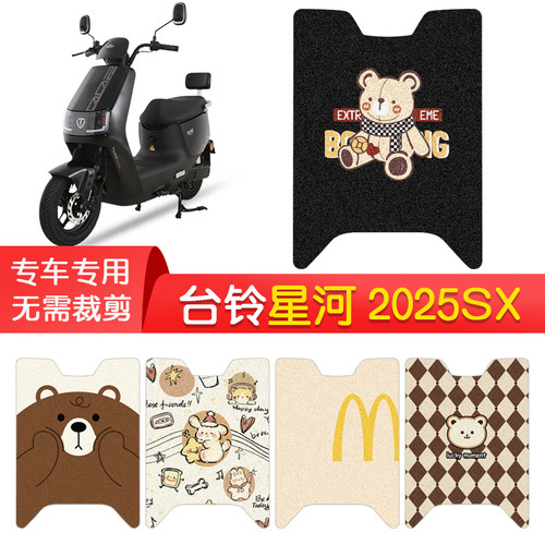 台铃星河2025SX专用防水脚垫