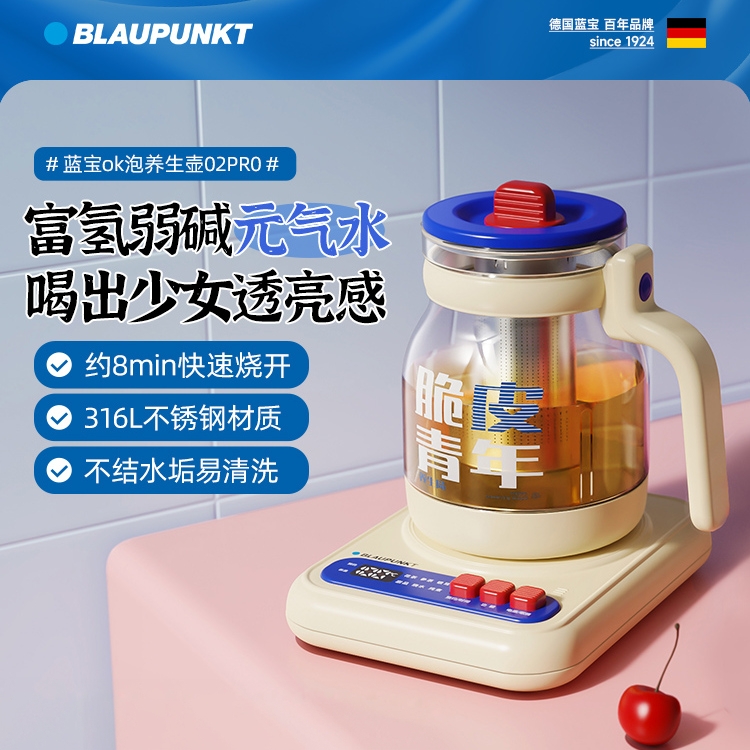 蓝宝脆皮青年养生壶办公室小型