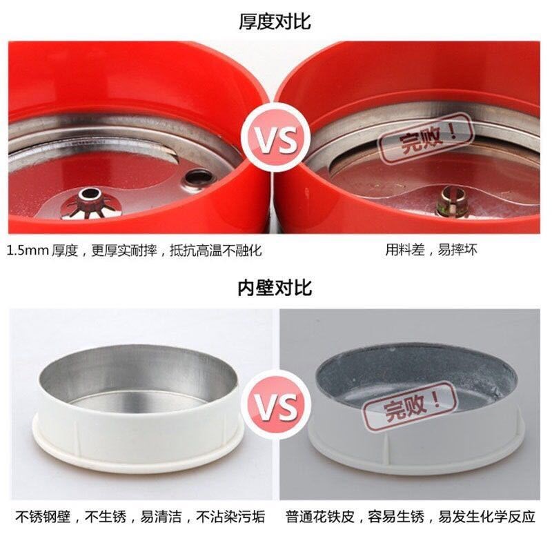速发烟灰缸创意个性家用带盖防摔客厅床头大号小号不锈钢塑料烟缸