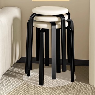 速发凳子商用可叠放结实耐用加厚圆凳铁艺用人备客凳餐饮家用铁艺