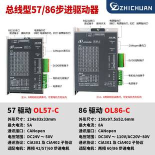 CANopen总线步进驱动器42/57/60/86两相闭环驱动器带报警输出系统