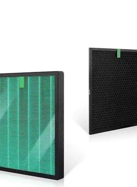 适用COWAY熊津AP-1516D HEPA抗菌濾芯+蜂巢顆粒活性碳 2片套装