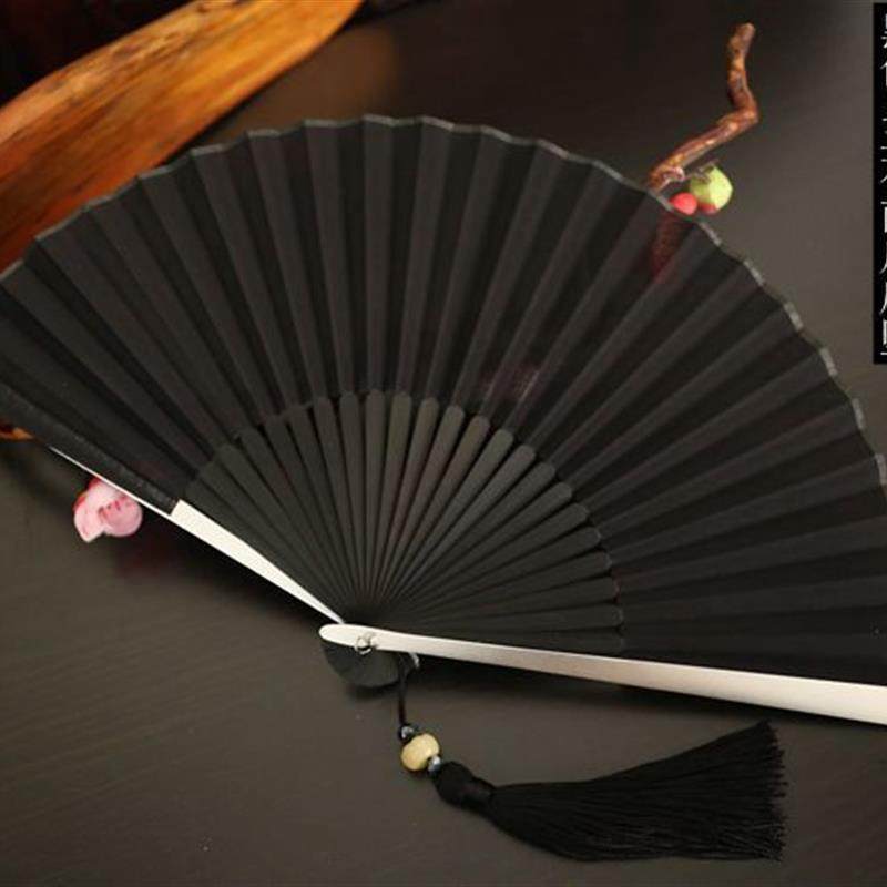 xyt精致6.3寸女扇男扇纯色棉布折扇日用扇礼品扇 铝合金边骨,特色手工艺,其他特色工艺品,淘宝优惠券,粉丝福利购,淘宝优惠卷