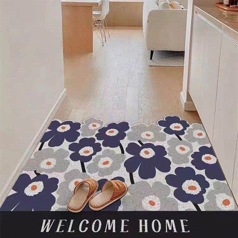 入户丝圈地垫2024新款pvc耐脏免洗可擦门口玄关防滑蹭土垫可裁剪,居家布艺,入户地垫,淘宝优惠券,粉丝福利购,淘宝优惠卷