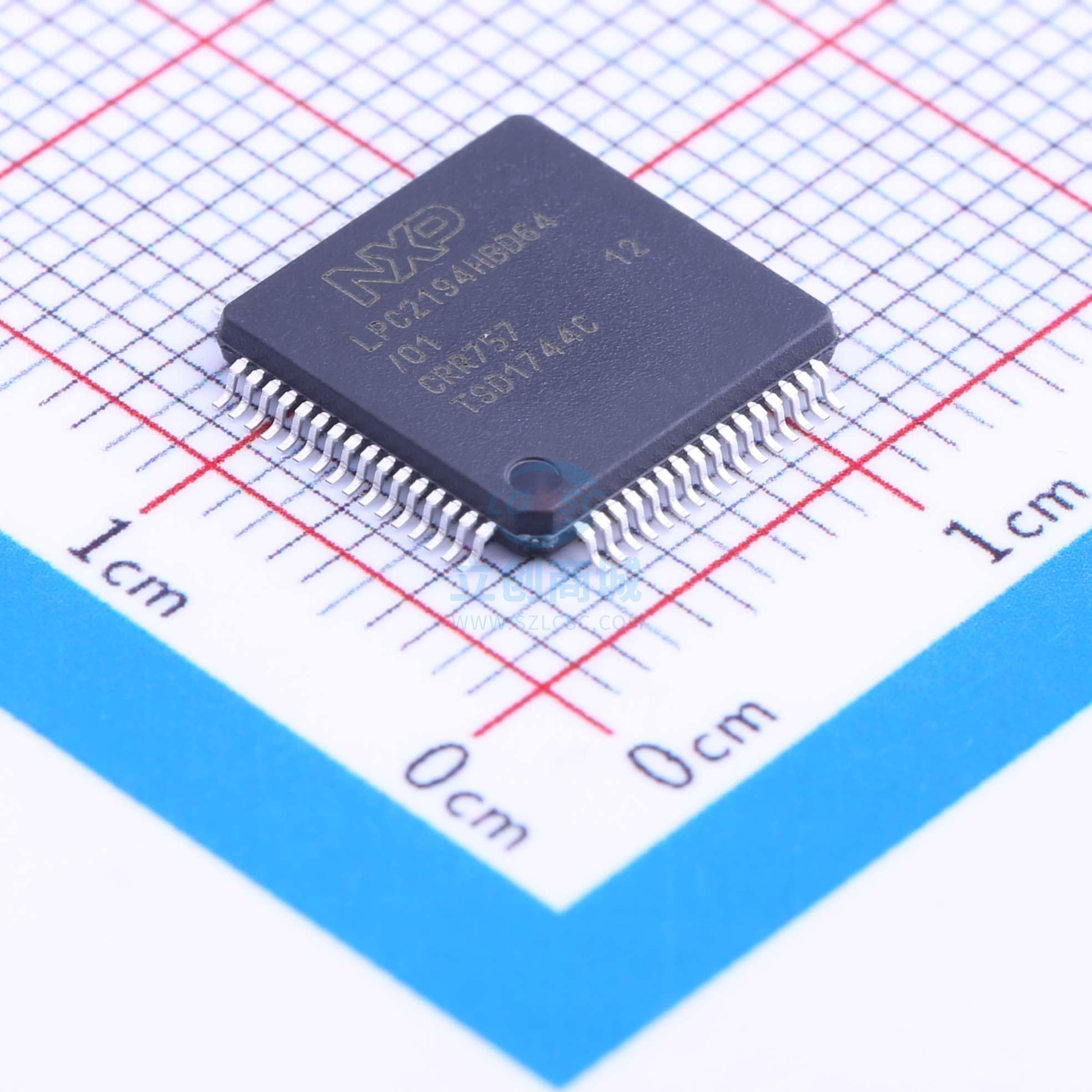 NXP(恩智浦) LPC2194HBD64/01,15 LQFP-64_10x10x05P NXP(恩智浦)