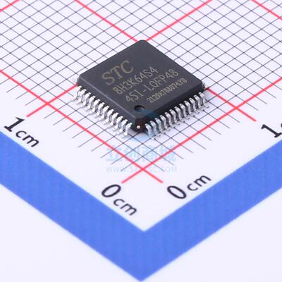 单片机(MCU/MPU/SOC) STC8H3K64S4-45I-LQFP48 LQFP-48 STC(宏晶)