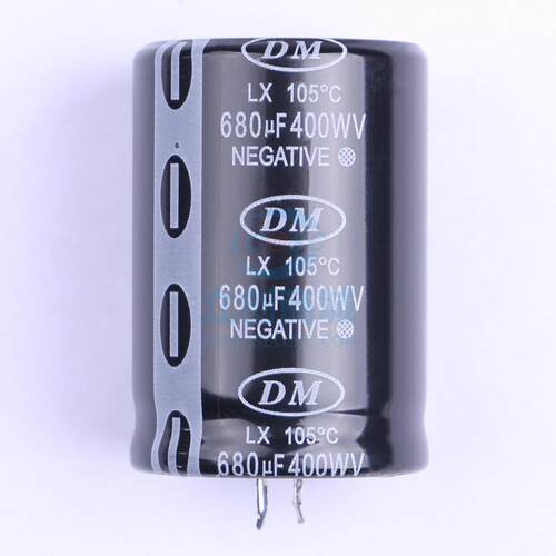 牛角型电解电容 CD293 400V680μF 嵌入,35x50mm DMEGC(东磁)