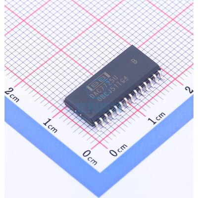 数模转换芯片DAC DAC7725UB/1K SOIC-28 TI()