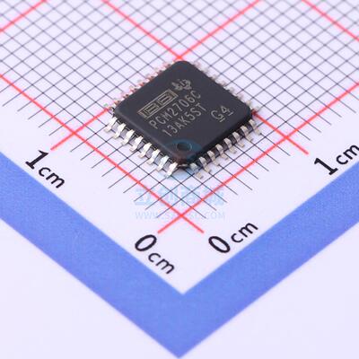ADC/DAC-专用型 PCM2706CPJTR TQFP-32(7x7) TI(德州仪器)