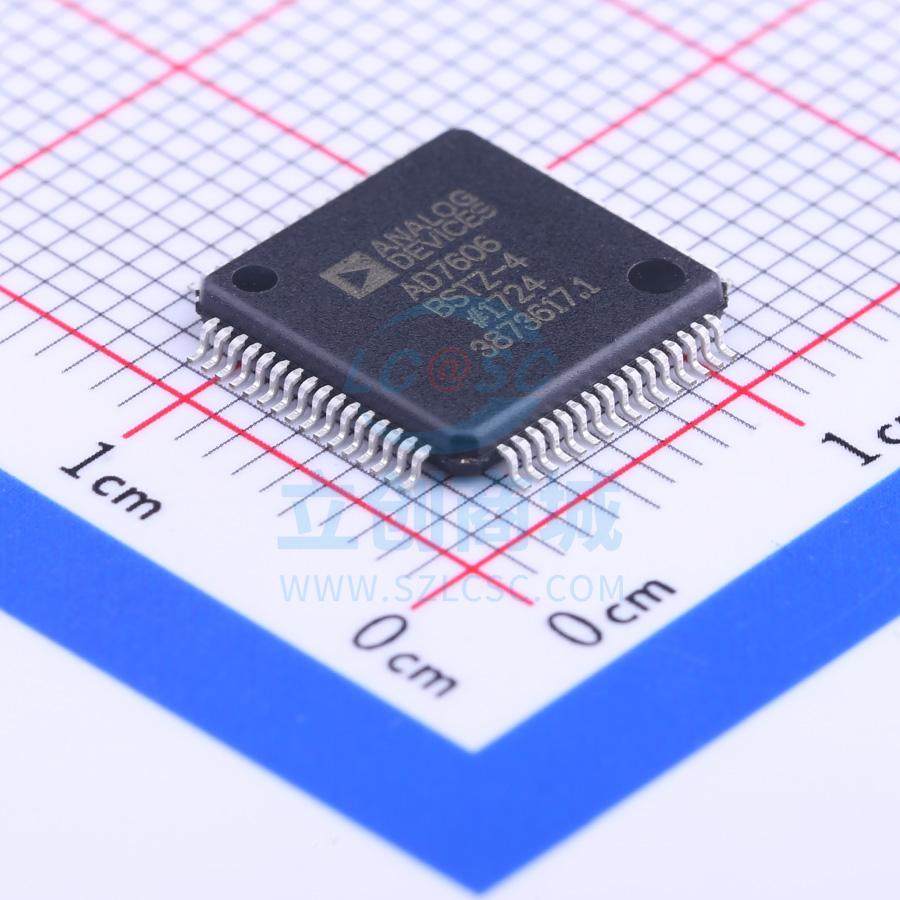 模数转换芯片ADC AD7606BSTZ-4RL LQFP-64_10x10x05P ADI(亚德诺)
