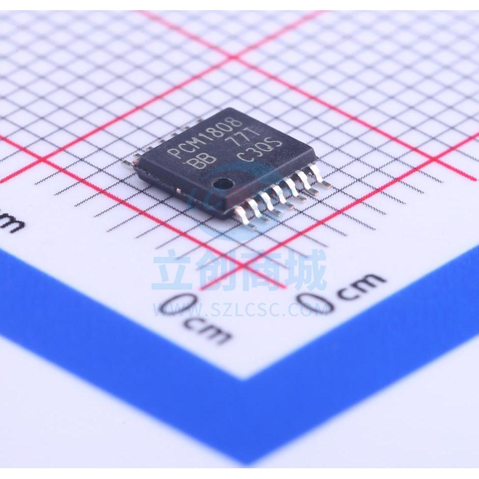 模数转换芯片ADC PCM1808PWR TSSOP-14 TI(德州仪器)